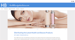 Desktop Screenshot of healthbeautydistributors.com